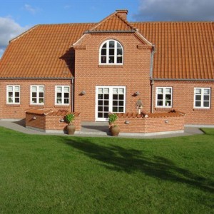 facaderenovering rødt hus